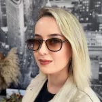 MG Unisex Kahve Degrade Camlı Gözlük 2202