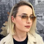 Osse Kadın Metal Kahve Degrade Camlı Gözlük 1270